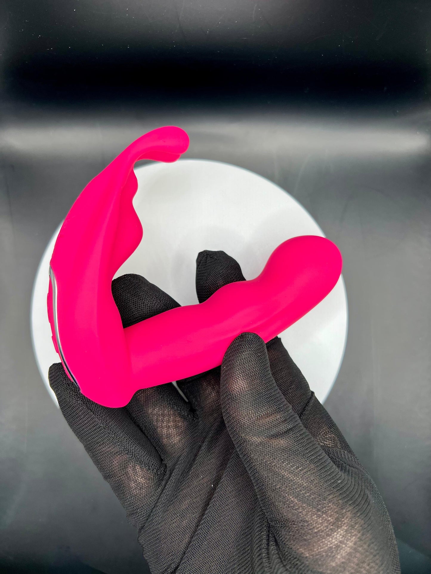 Vibrador estilo mariposa 2 en 1