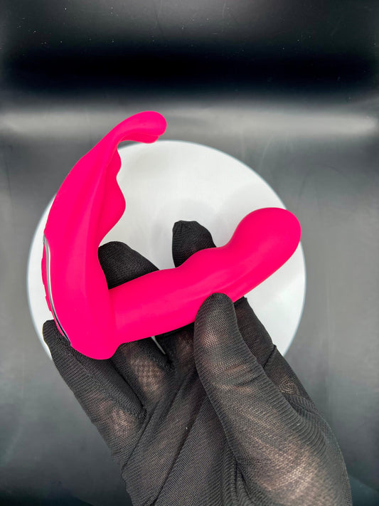 Vibrador estilo mariposa 2 en 1