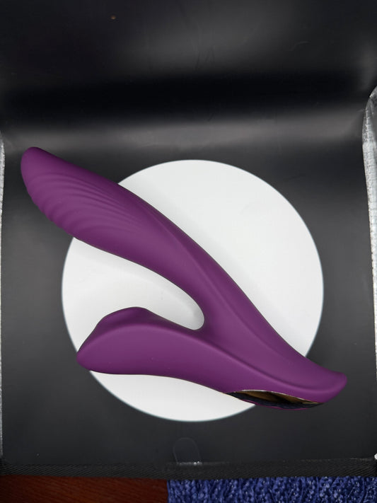 Vibrador y succionador 2 en 1