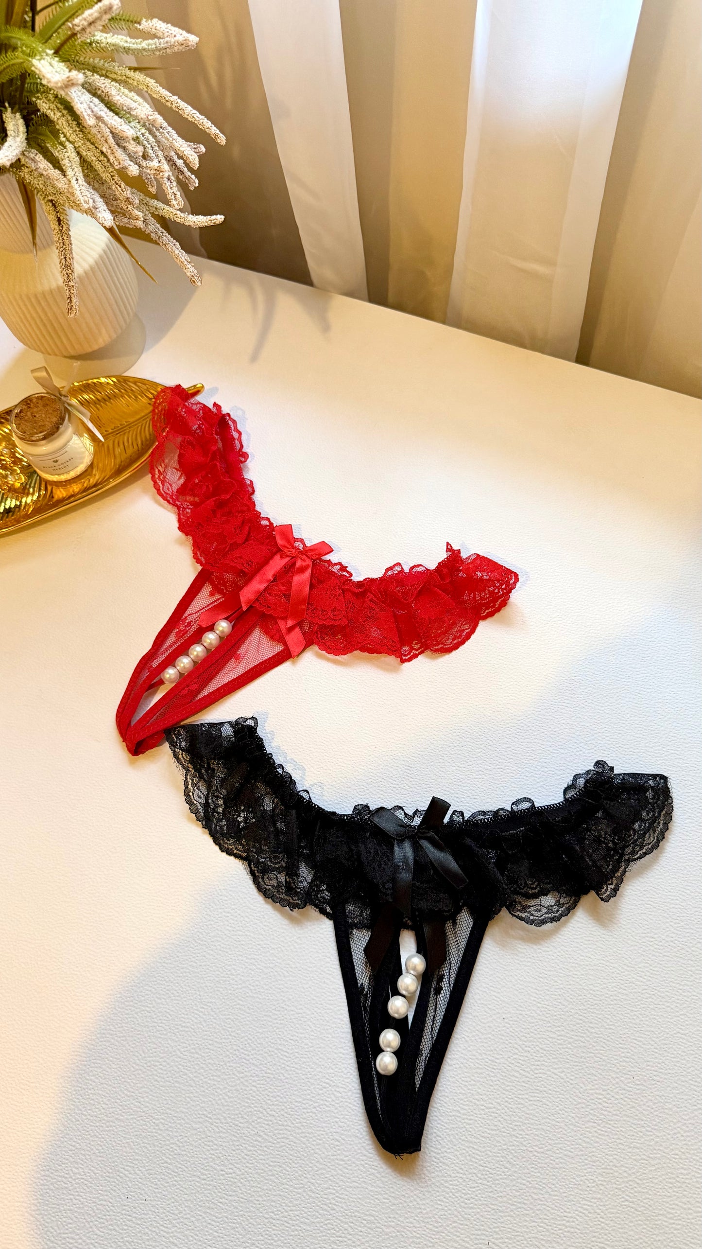 Pantie de perlas