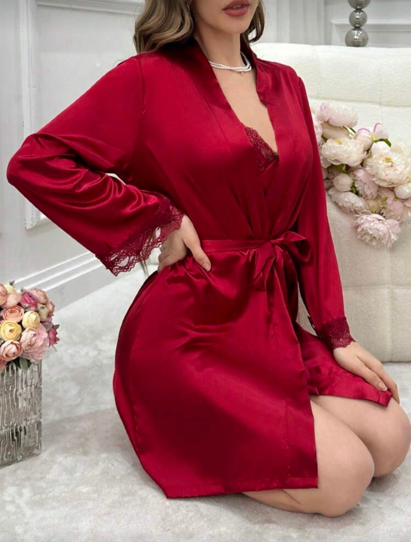 Conjunto de seda