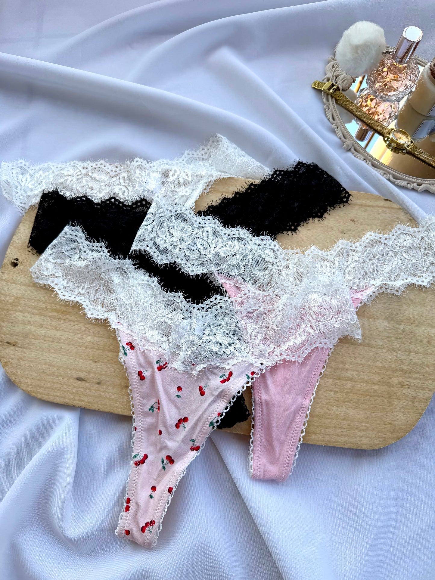 Tanga de algodón.